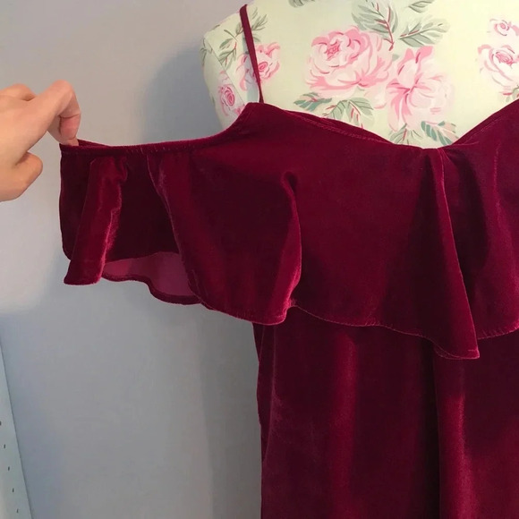 Plenty by Tracy Reese red holiday dress size Medium - Picture 4 of 8